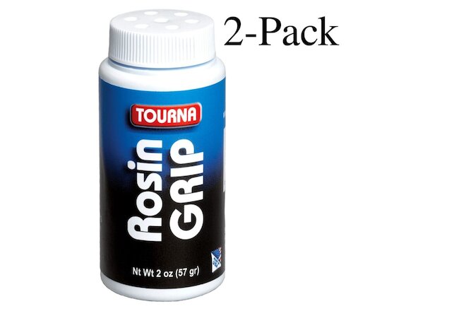 Tourna Rosin Grip Powder Shaker Top Bottle 2 oz (Pack of 2)