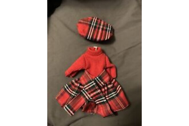 Cute Red Flannel/Plaid Outfit For Rainbow High Dolls