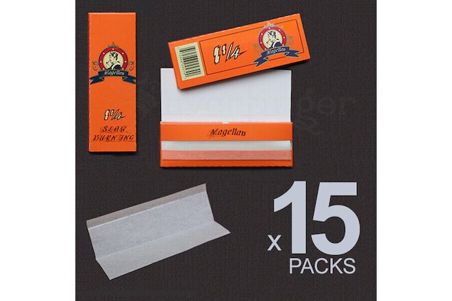 ROLLING PAPERS 15 PACKS 1.25 1¼ 77x45 mm 32 Leaves Cigarette Paper THEY ROCK!