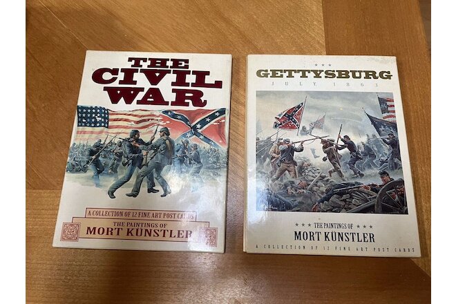 Civil War and Gettysburg (12) Art Postcards by Mort Kunstler