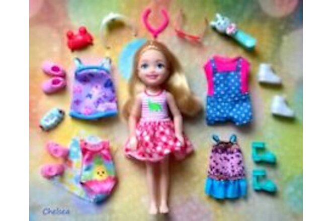 💙 Mattel Barbie Chelsea or Kelly doll clothes,shoes, with accessories #C💙