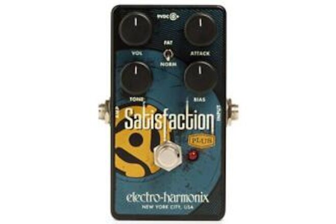 Electro-Harmonix Satisfaction Plus Fuzz Electric Guitar Effect Pedal EHX