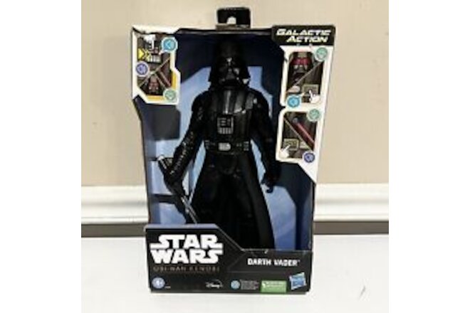 STAR WARS - GALACTIC ACTION DARTH VADER - Electronic 12-inch Action Figure New *