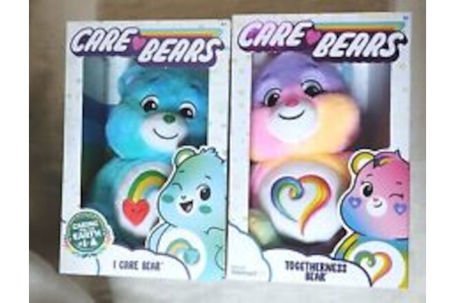 Lot Of 2 Care Bear " I Care" "Togetherness" 14 In