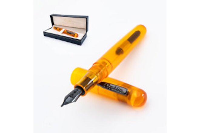 Conklin All American Special Eye Dropper Edition Fountain Pen (Demo Orange) - Br