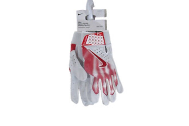 NWT Nike Alpha Varsity Baseball Batting Gloves XL White/Red