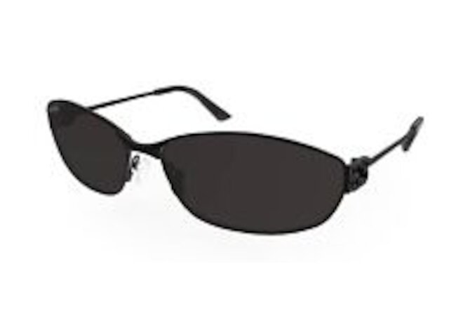 Balenciaga BB0336S Black/Grey (001) Sunglasses
