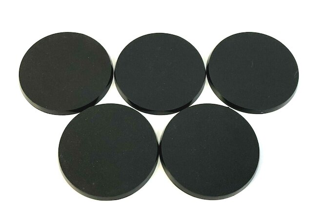 Lot Of 5 60mm Round Bases For Warhammer 40k & AoS Games Workshop