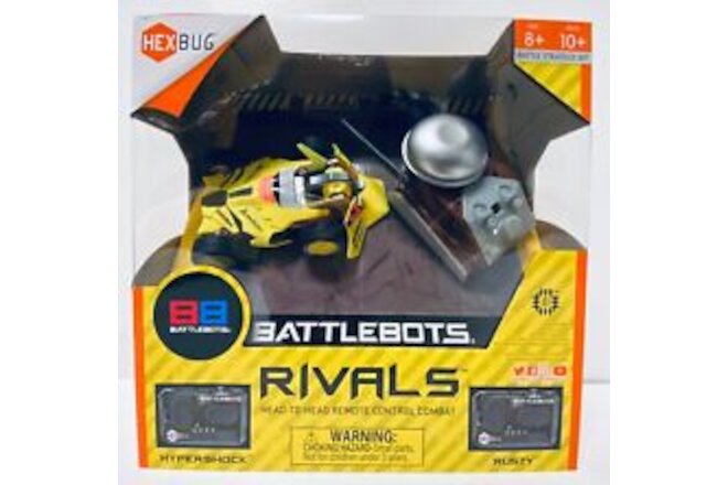 Brand New Factory Sealed HEXBUG BATTLEBOTS Rivals 6.0 (Rusty and Hypershock)