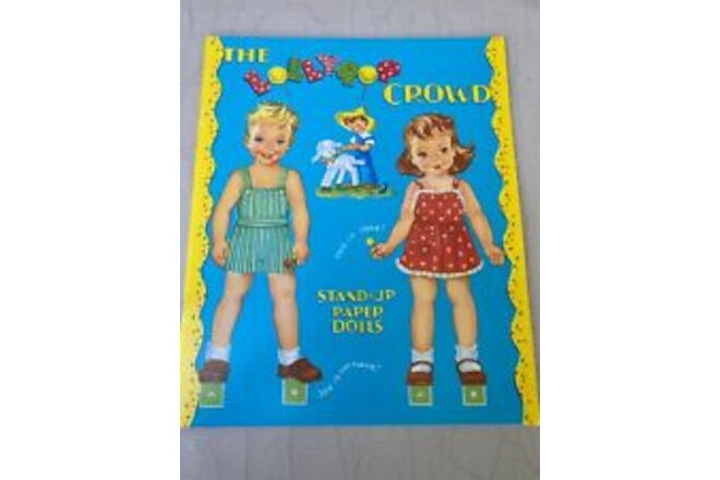 The Lollypop Crowd Paper Dolls 2007 Book Uncut NEW First Ed. Paper Studio Press