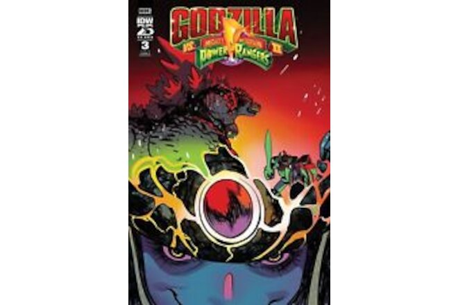 Godzilla Vs. The Mighty Morphin Power Rangers II #3 Cover A (Riv PRESALE 6/26/24