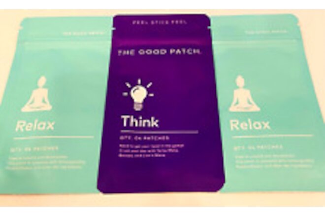 VEGAN The GOOD PATCH | RELAX & THINK  | Active Connected Zen, Reboot ENERGIZE