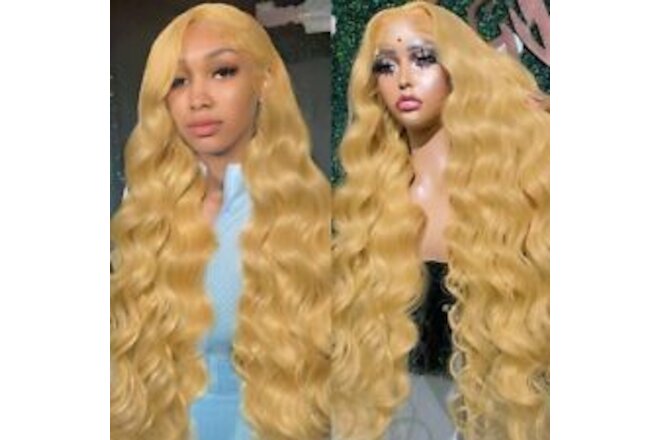 Honey Blonde Lace Front Wig Human Hair 13x4 Colored Human Hair Lace Front Wig...