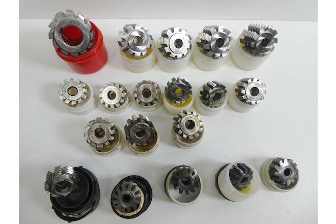 19pcs in Lot of Gear Hob Cutters Suzuki,Ogasawarw,Mikron,steel,UdSSR (Tungsten)