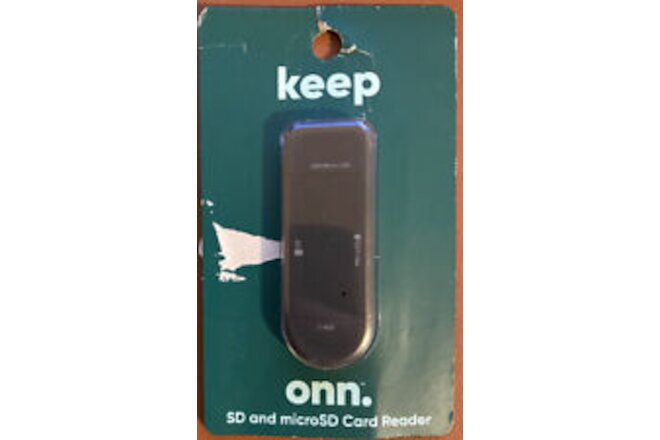 ONN SD & microSD Card Reader Combo USB USB-C & Micro-USB Connector V2