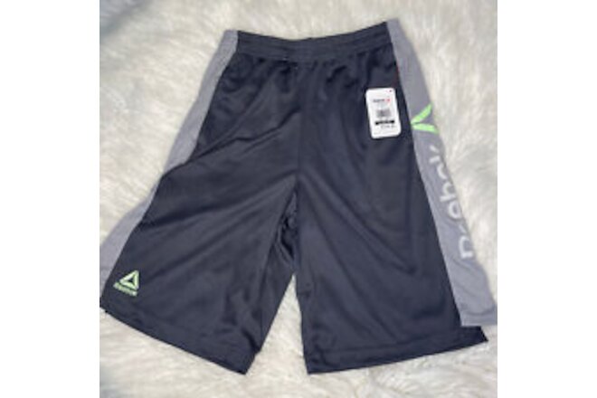 Boys Reebok Youth size 10-12 Medium Dark/Light Gray  Athletic Shorts NWT