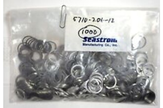 SEASTROM STAINLESS STEEL ROUND SHIMS/WASHERS PART # 5710-206-12 Lot of 1000