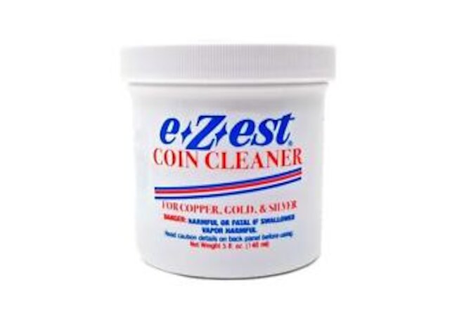e-Z-est eZest Easy Coin Cleaner Copper Gold Silver Jewelry - 5 Ounce Jar