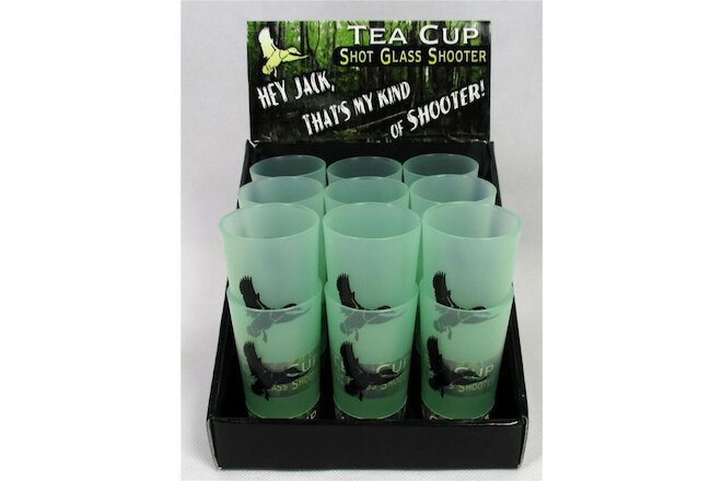 Lot of 18 Duck Dynasty Commander Uncle Si Tea Cup Shot Glass Liquor Shooter A-14