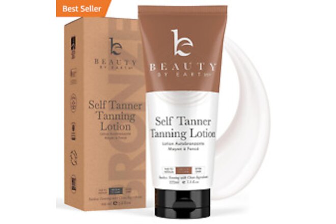 Self Tanner - Self Tanning Lotion for Body, Natural & Organic Ingredients Clear