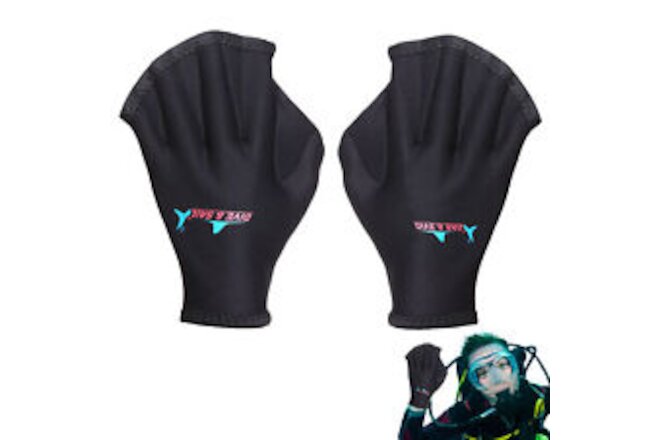 Swimming Gloves - Neoprene Gloves for Swim Training, Water Aerobics, Etc.