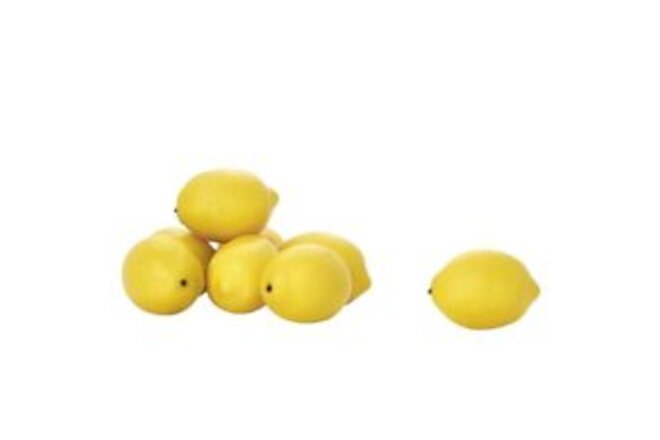 Orchard Faux Fruit Decor Set of 8 - Lemons