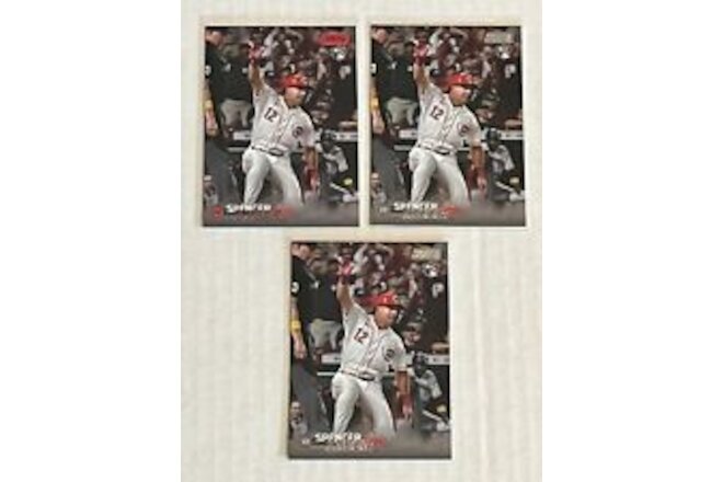 2023 Topps Stadium Club Spencer Steer Rookie Lot x1 Red Foil x2 Base Reds