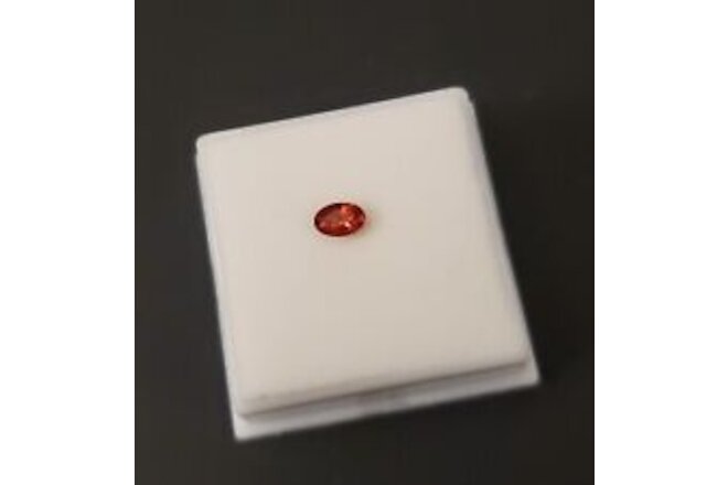 New In Box Red Labradorite Gemstone .30Ct  6x4mm Oval