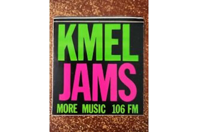 KMEL JAMS MORE MUSIC 106 FM 106.1 San Francisco radio station Hip Hop R&B 90s