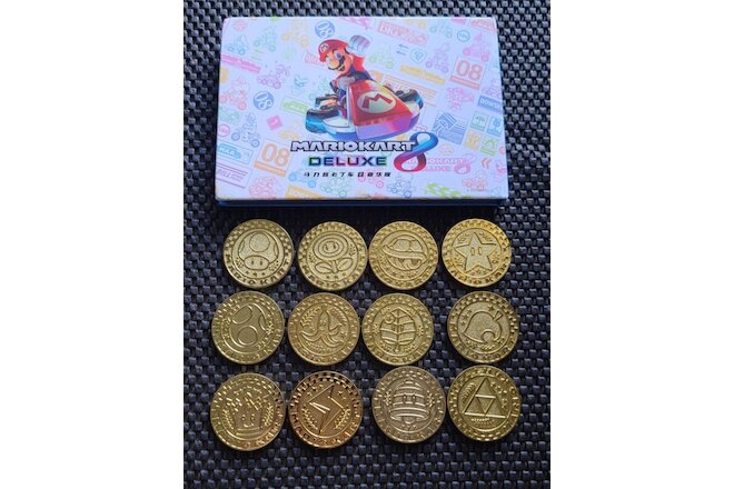 Nintendo Super Mario Coin Kart 8 Deluxe Switch Medal Rare Promo FULL SET ALBUM