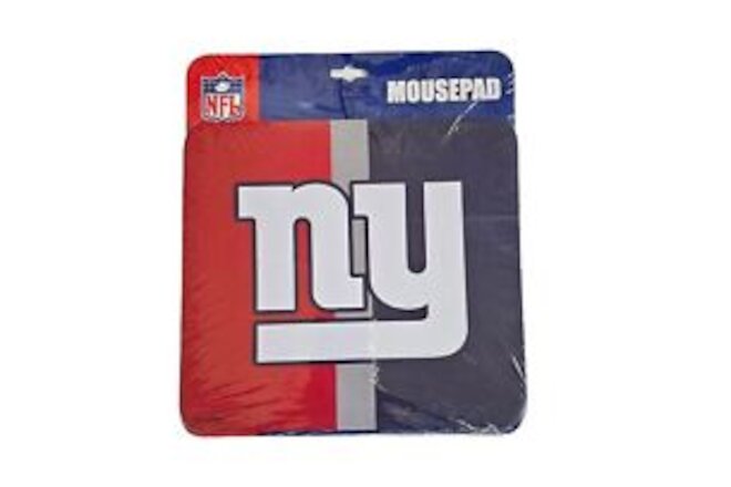 NFL New York Giants Football Team Mouse Pad Logo New Sealed 8.75 Inch x 8 Inch