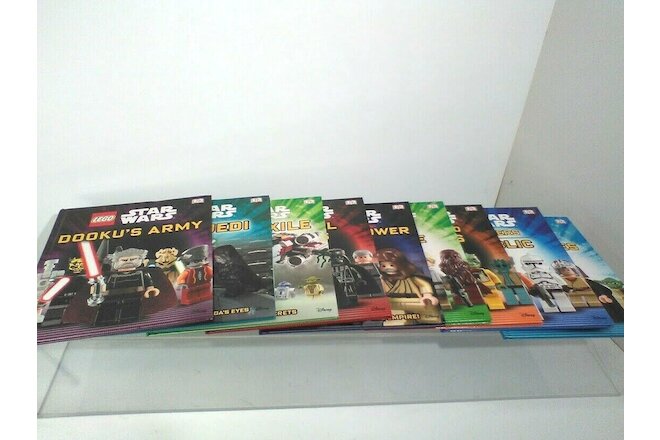 Star Wars Lego Books - Lot of 9