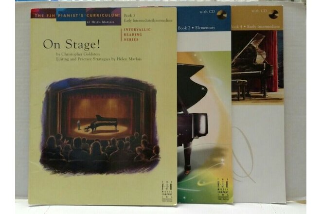 FJH Pianist Curriculum Sheet Music CD Self Teach Instructional Lot 3 M21