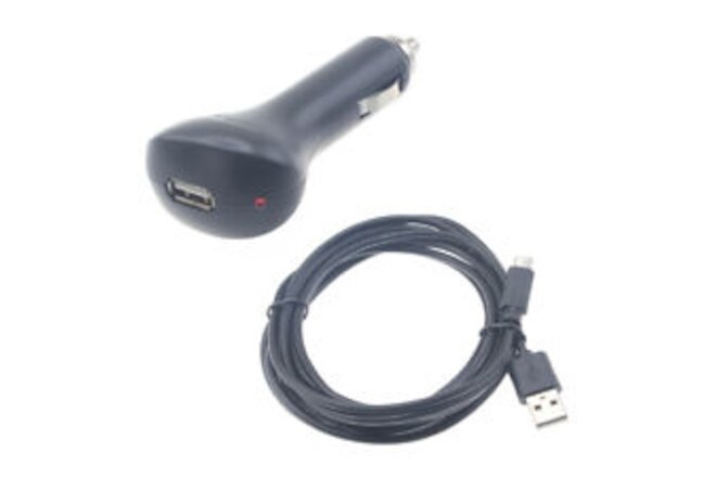 2-IN-1 CAR CHARGER POWER ADAPTER MICRO USB CABLE CORD For SPRINT T-MOBILE PHONES