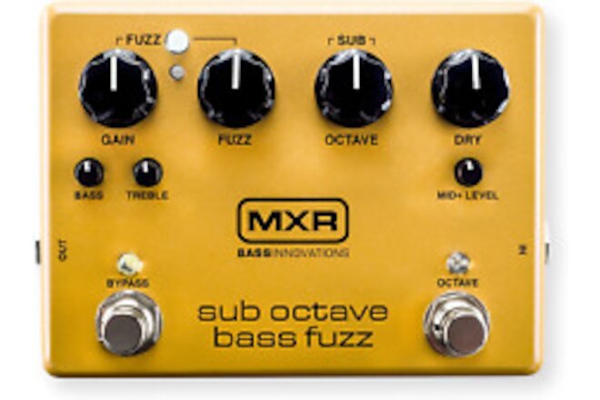 Sub Octave Bass Fuzz Guitar Effects Pedal