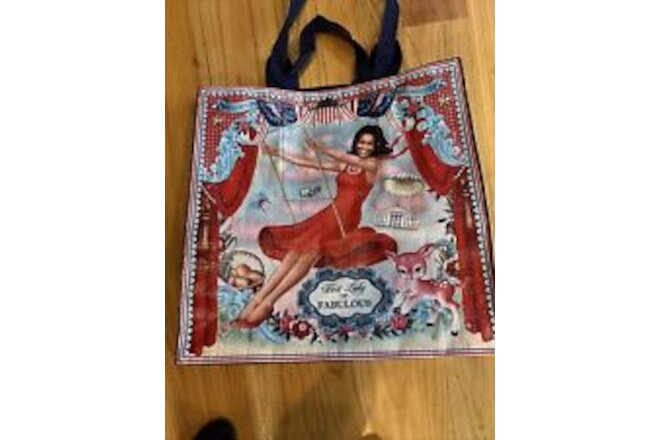 First Lady of Fabulous! Mighty Michelle Obama! Rare Find!  BlueQ shopper bag.