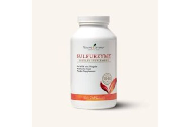 Young Living Essential Oils - Sulfurzyme Supplement - 300 Capsules New/Sealed