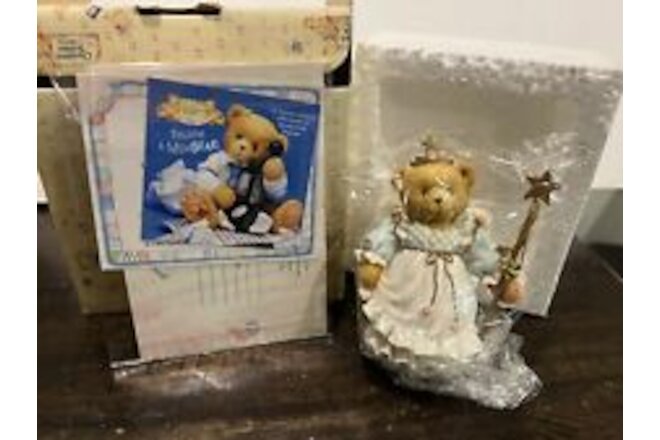 Cherished Teddies Kittie Fairy God Mother Figurine You Make Wishes Come True new