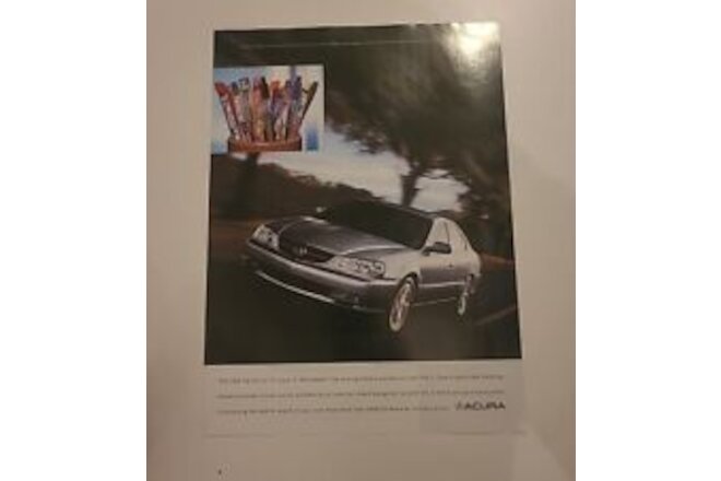 2003 Acura TL Type-S vintage Print Ad Car Advertisement 8x11