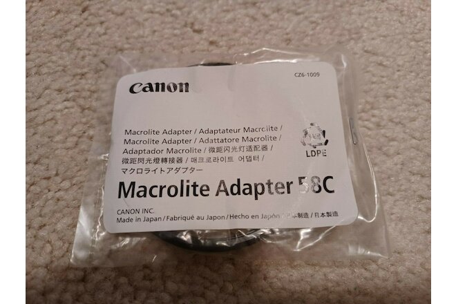 Lot of 10 Canon Macrolite Adapter 58C