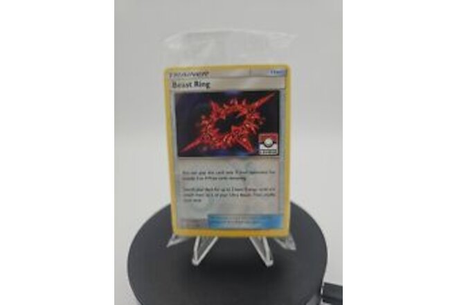 SEALED 2018 Pokemon Beast Ring Trainer Rev Holo Stamp League Promo Pack  102/131