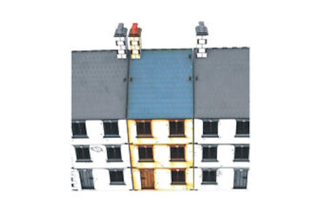 4Ground 28mm World at War Three Story Mid Terrace-House (Pre-Painted) New