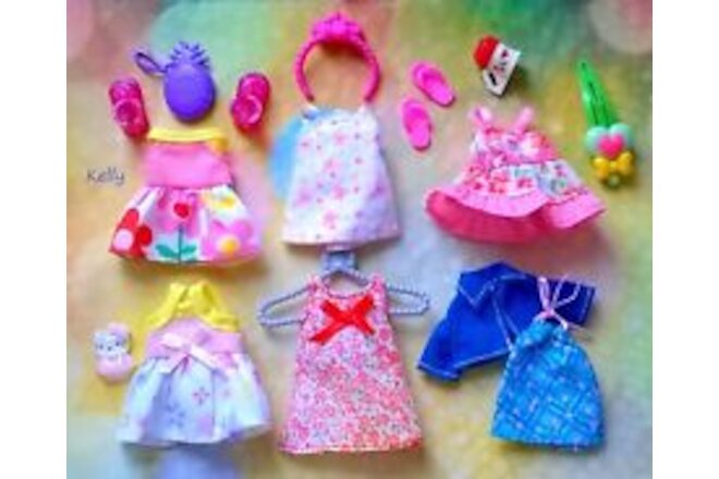 🐚🐚🐚Barbie Kelly Chelsea doll clothes fashion, accessories plus shoes #G🍀🍀🍀
