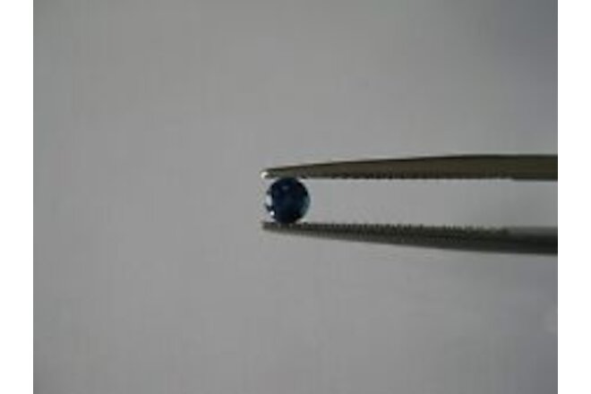 Natural Medium Blue Sapphire Round 3.5 MM. Weight .24 Carats Loose Gemstone