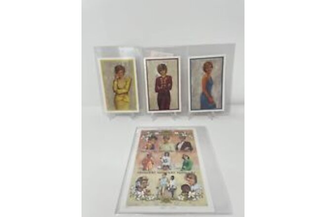 *RARE* Princess Diana Republics of Togo and Mali Postage Stamps w/COA