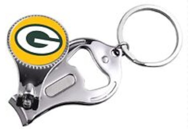 Green Bay Packers Multi-Function Bottle Opener Key Ring