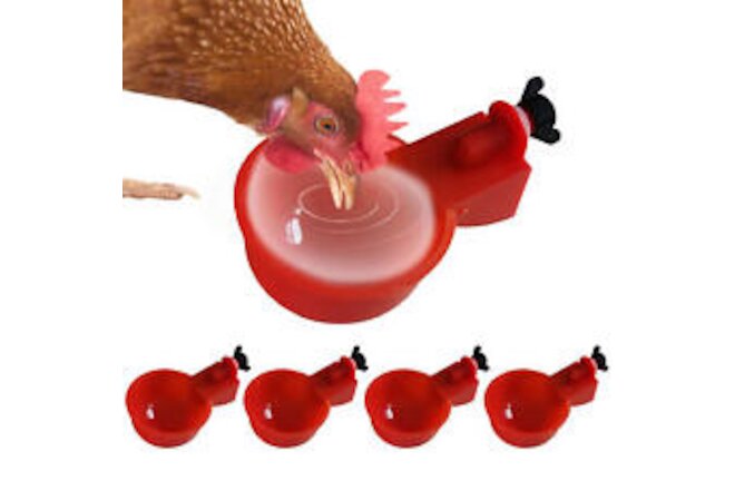 Automatic Chicken Water Cups Feeder for Chicks, Duck, geese, rabbits, pigeons