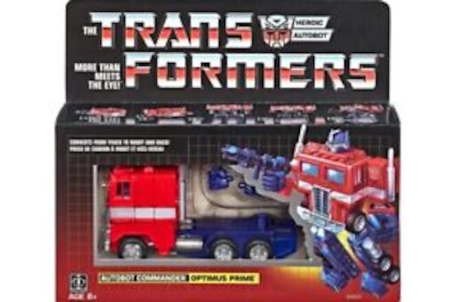 Transformers G1 Optimus Prime Action Figure Reissue Walmart Hasbro NEW SEALED