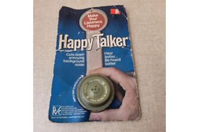 Vintage Happy Talker Noise Reducing Telephone Microphone
