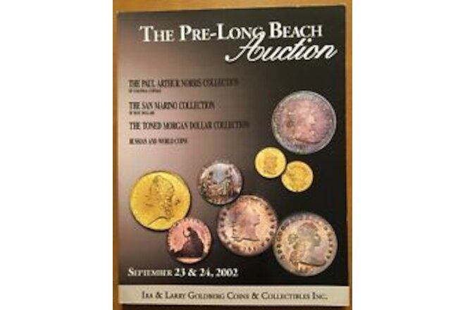 SEPTEMBER 2002 GOLDBERG PRE LONG BEACH SALE (AUCTION CATALOGUE) - *81847665 🌈